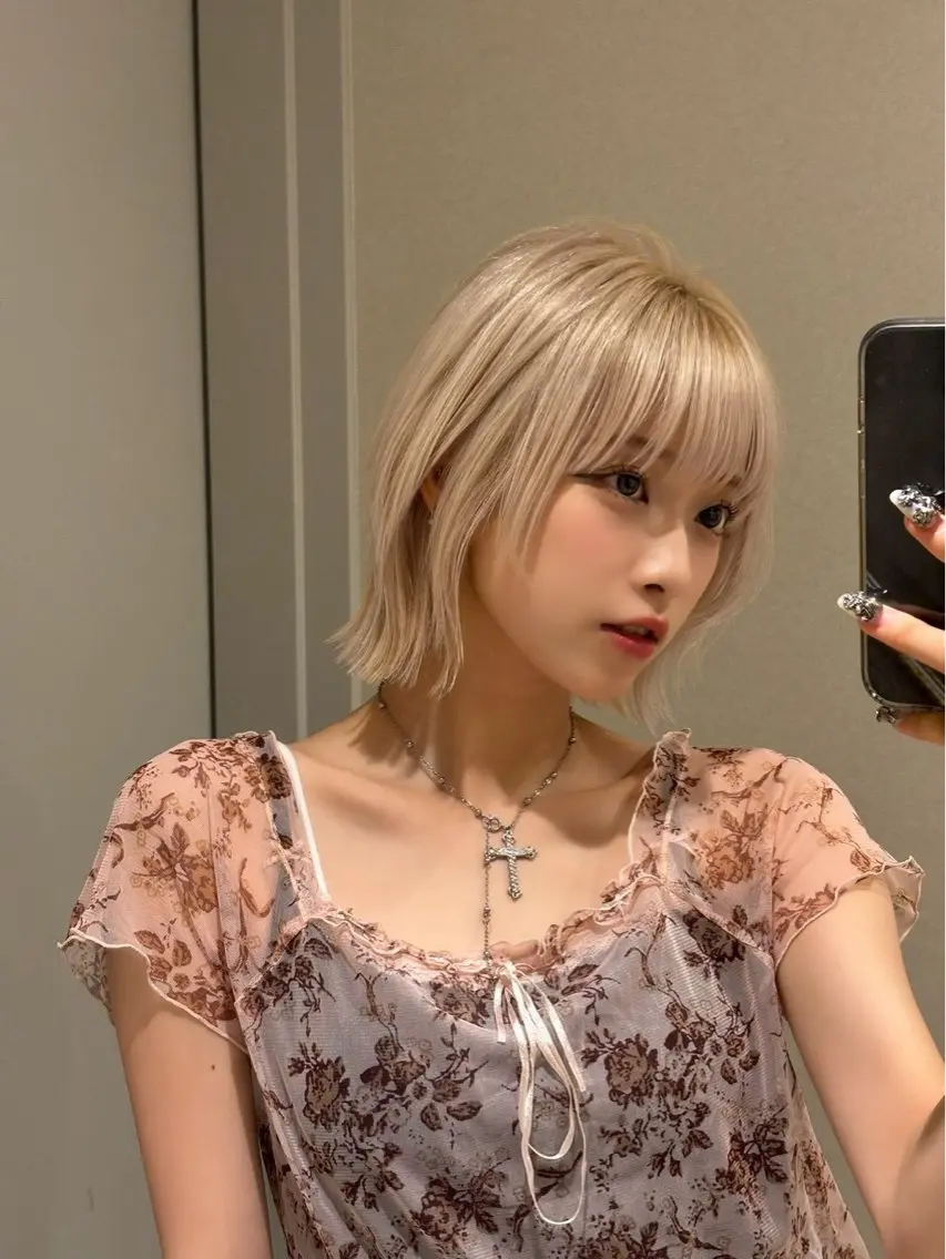 ミディアム うる艶カラー 池袋美容師✨れいのヘアスタイル