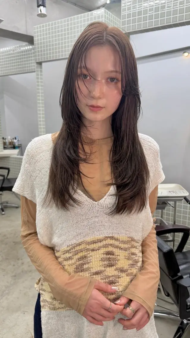 ケアカラー＋3stepトリートメントの写真