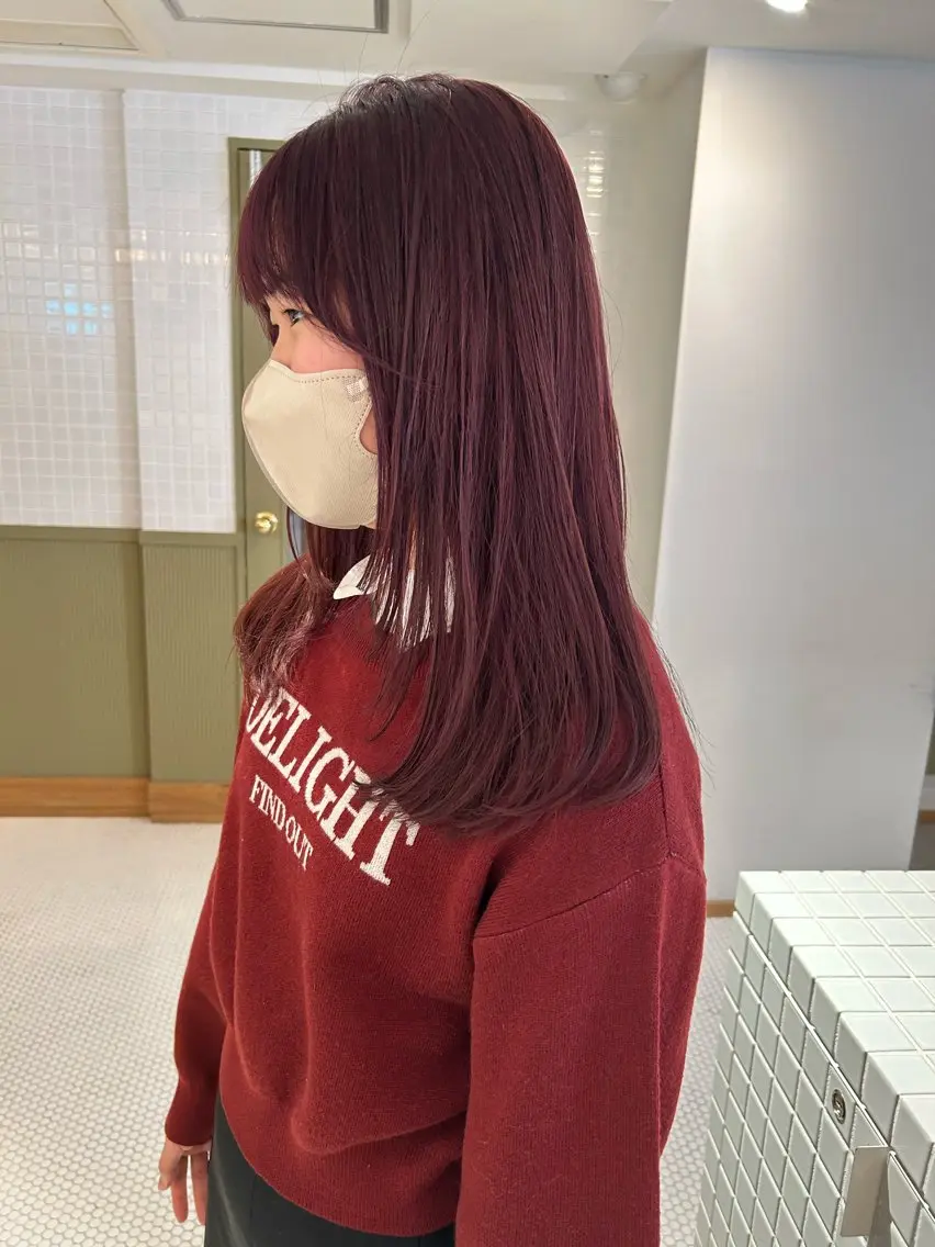 セミロング レイヤーカット カット ヘアカラー マンツーマン美容師 立川　♡MIHO♡のヘアスタイル