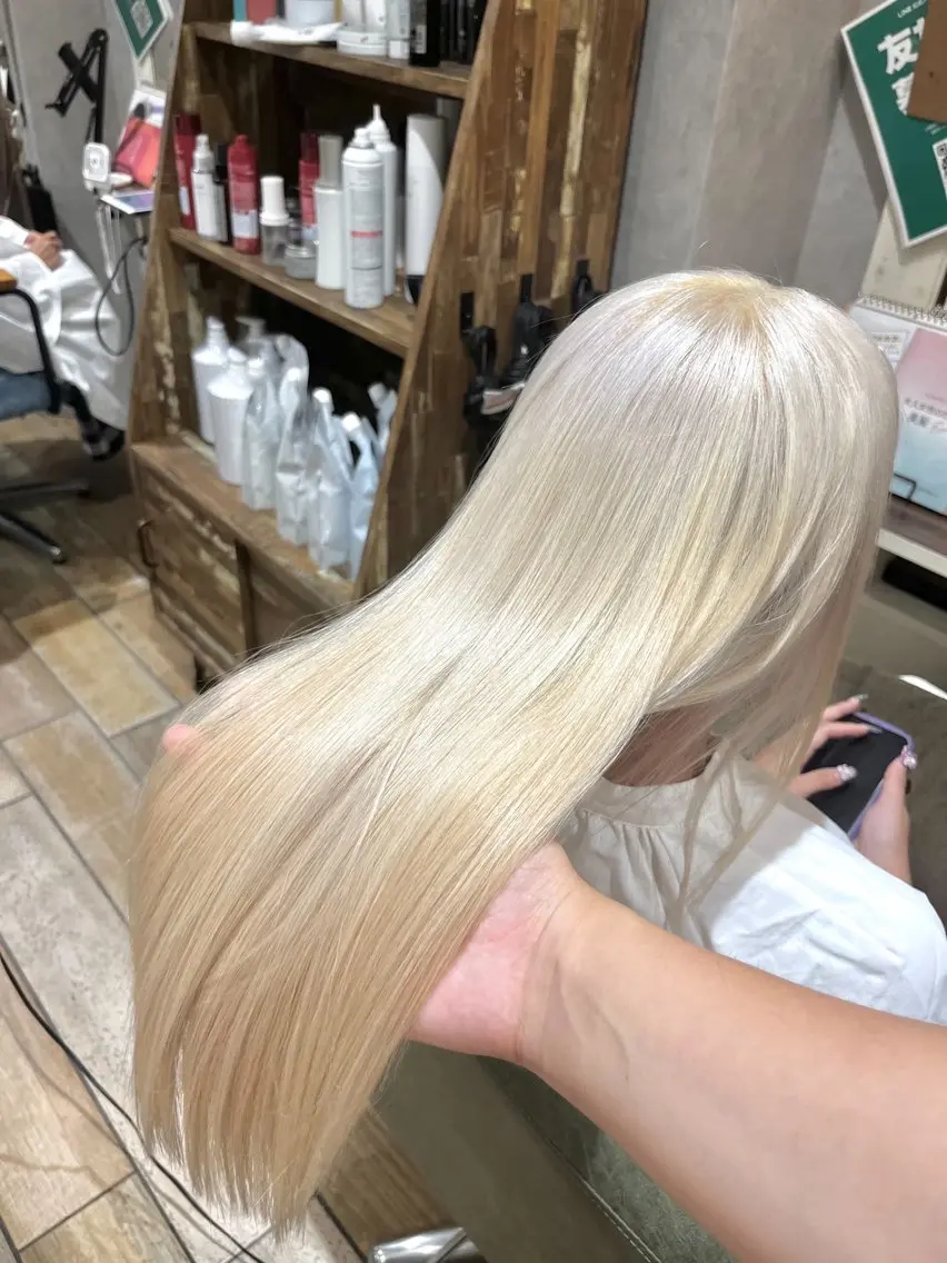 ロング 髪質改善/艶カラー ⚡️コメス/錦糸町のヘアスタイル