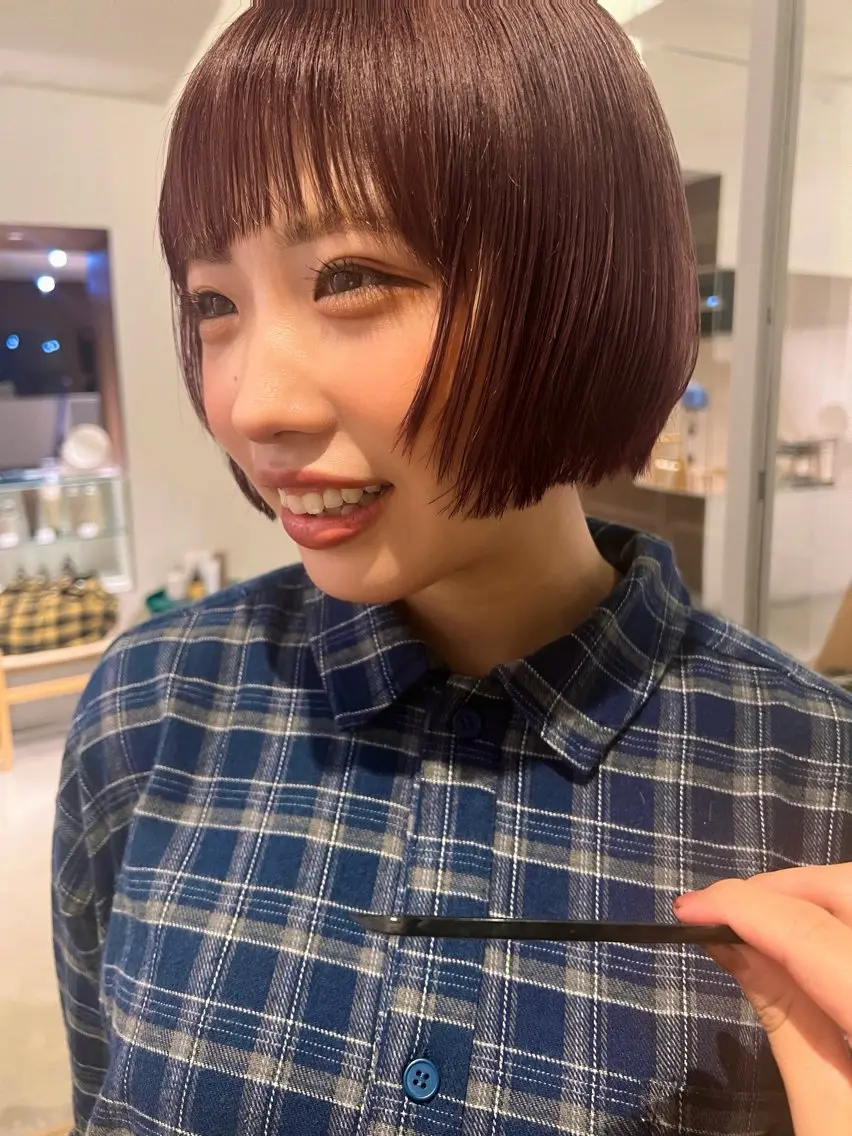 カラー ブリーチ 南部 綾音のヘアスタイル