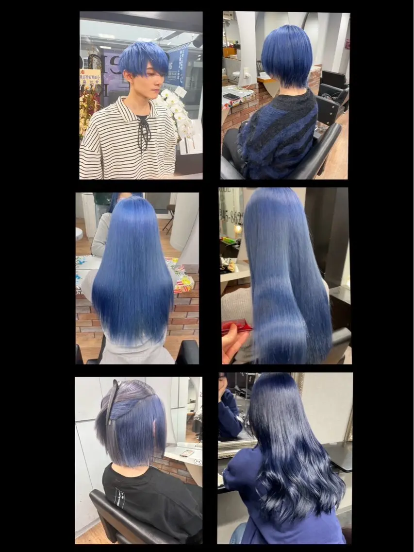 セミロング カラー ヘアカラー ブリーチ　BAM BIのヘアスタイル