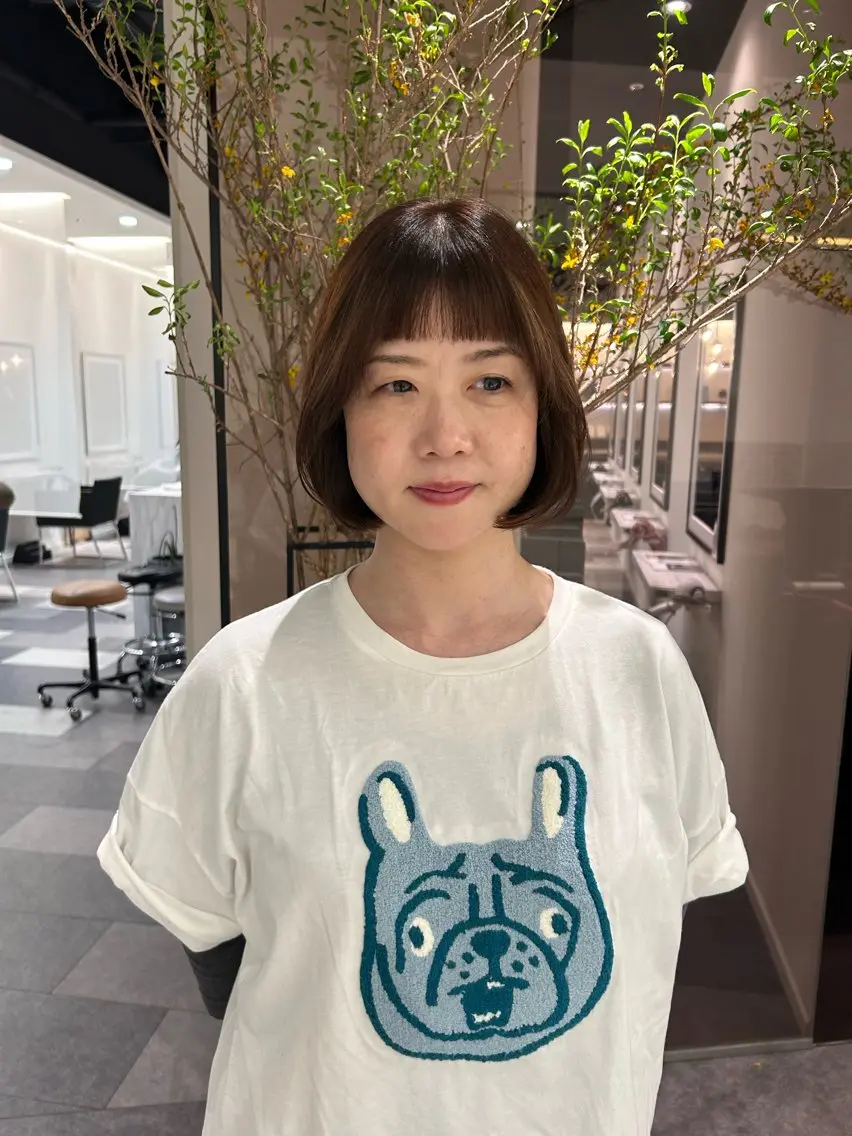ショート 中原 優美のヘアスタイル