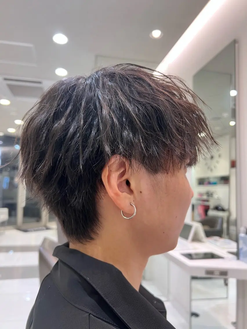 ショート メンズ メンズパーマ 松田 かのあのヘアスタイル