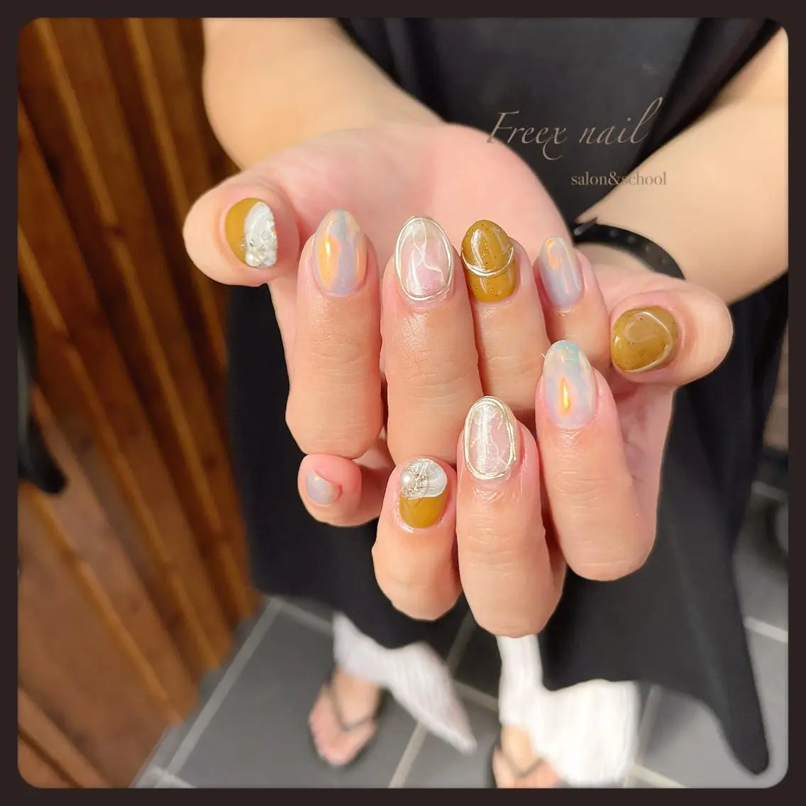 ネイル ハンドネイル ハンドケア freex nail /ニュアンス/個性派のネイルデザイン