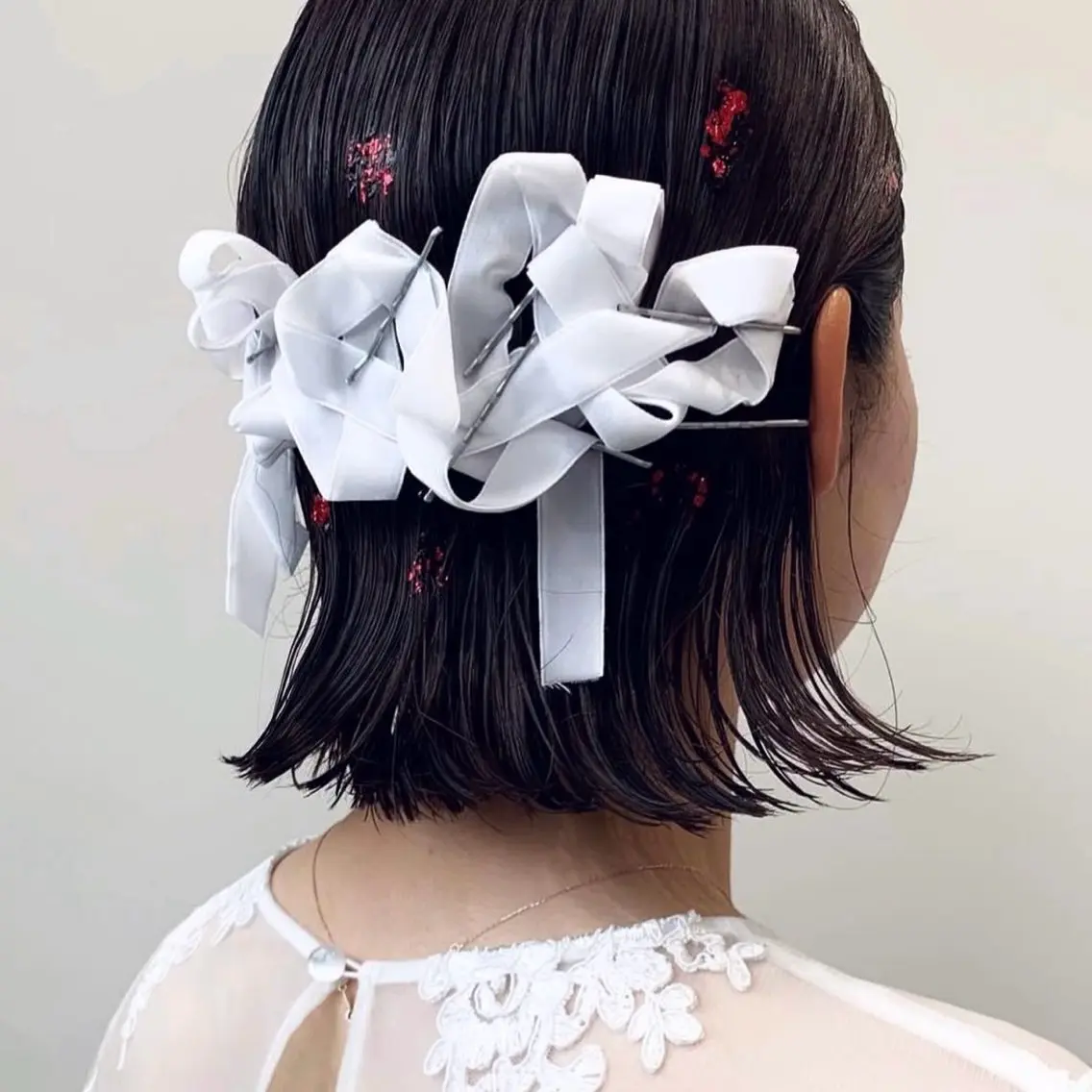 ショート ヘアアレンジ ヘアセット KAWATOKO MISUZUのヘアスタイル