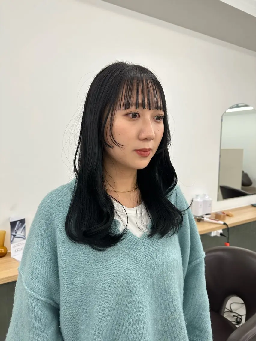 セミロング カラー オトナヘア🌸 harukaのヘアスタイル