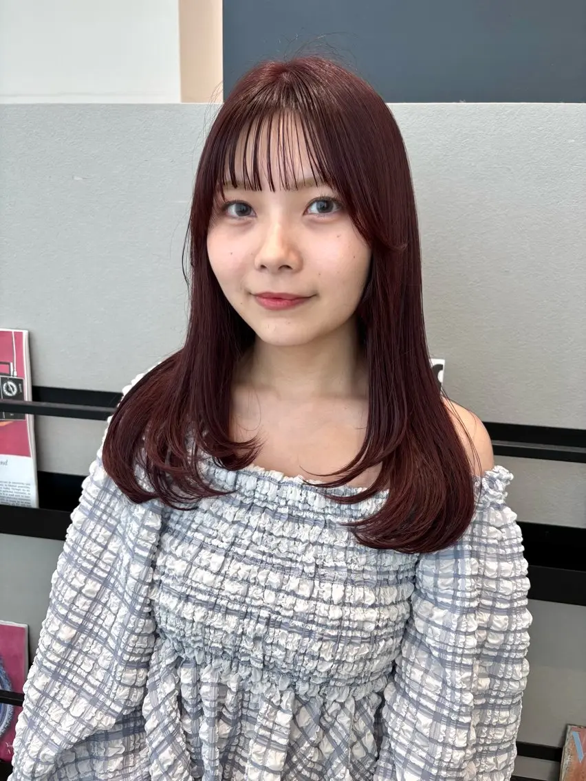 似合わせカット+透明感カラー+超音波アイロントリートメント🫧の写真