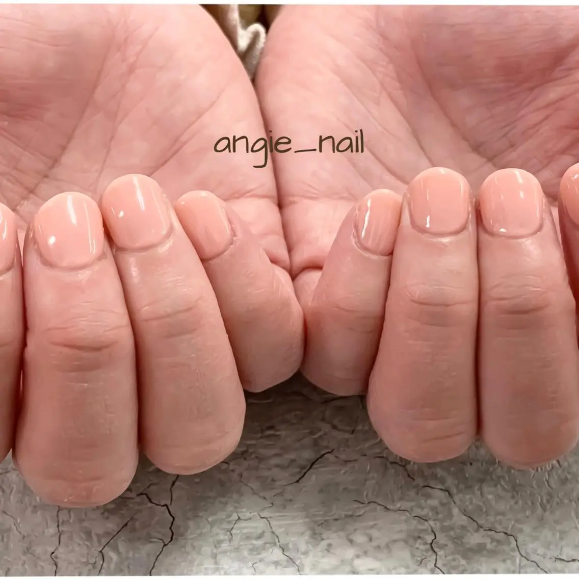 ネイル ワンカラーネイル シンプルネイル angie nailのネイルデザイン