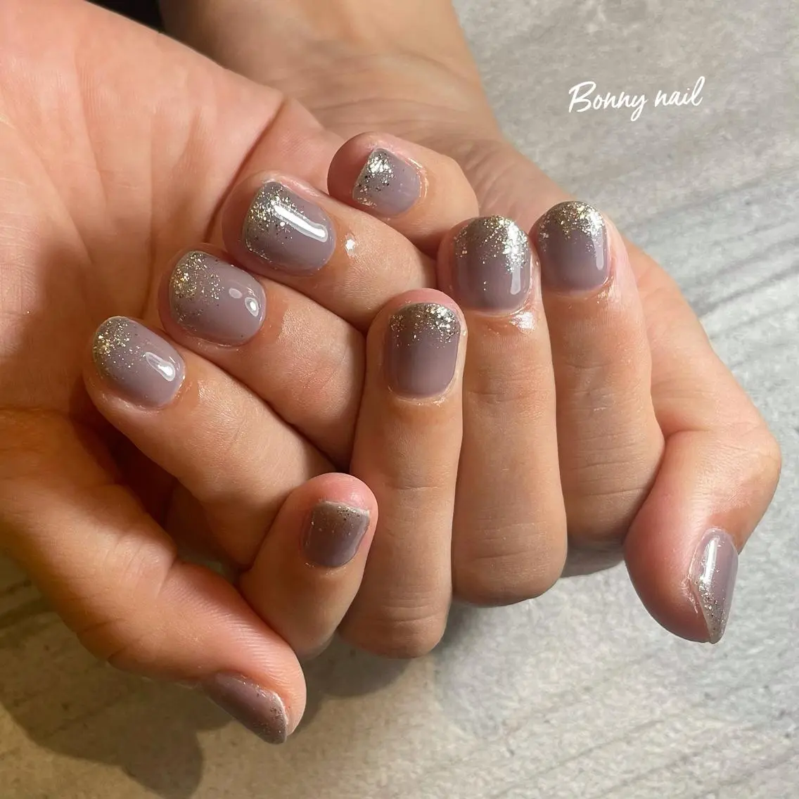 ショート ネイル ワンカラーネイル ハンドネイル BONNY NAIL 【えみか】のネイルデザイン