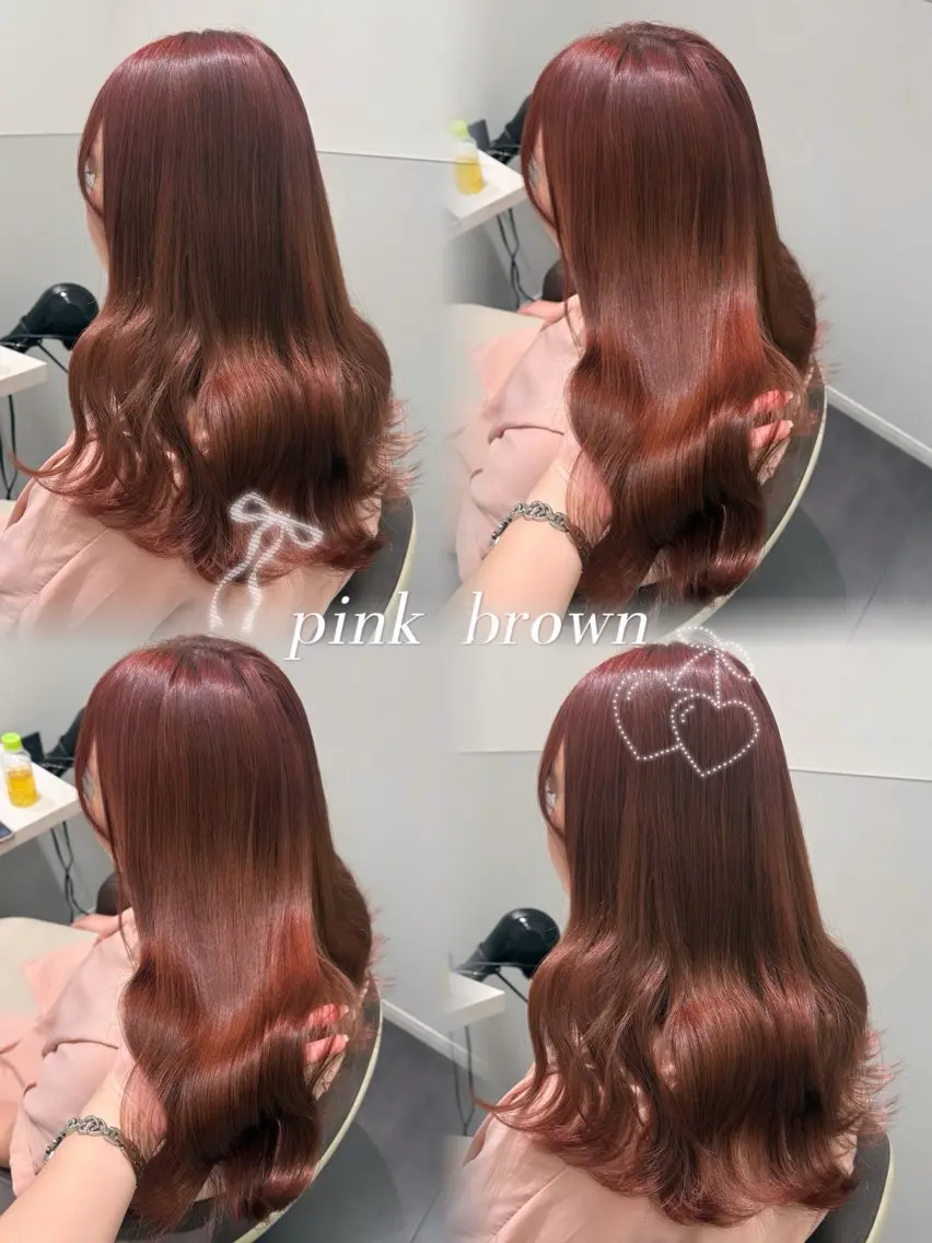 セミロング カラー ヘアアレンジ ヘアカラー すずね♡ トータルビューティーのヘアスタイル