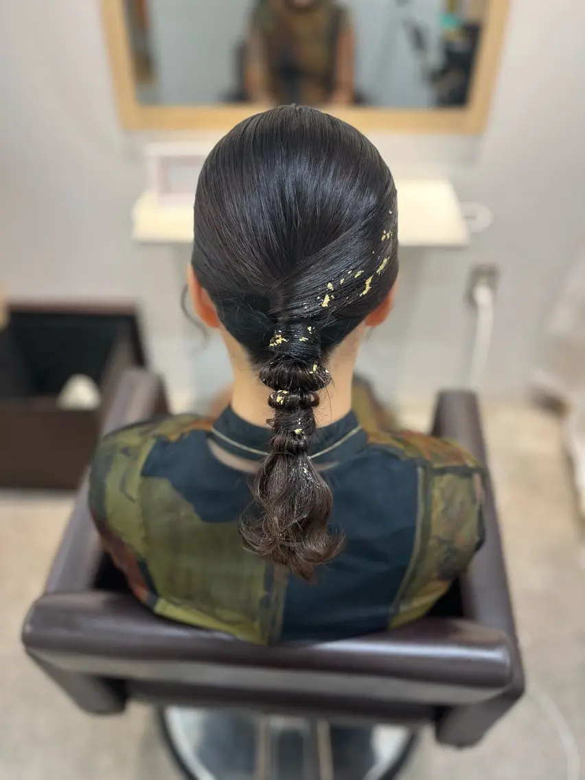ヘアアレンジ 似合わせヘアメイク 💐オダギリチアキのヘアスタイル
