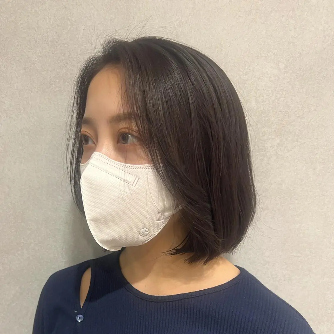 ショート カラー ボブ 韓国風ヘア タッセルカット カット ヘアカラー トリートメント 韓国hair ·͜· watanabeのヘアスタイル