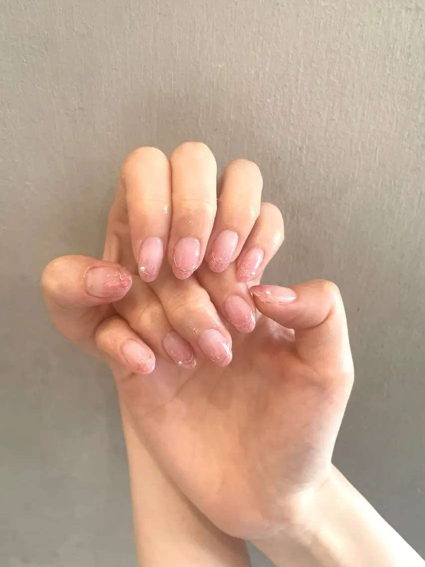 ネイル グラデーション ミラーネイル ニュアンスネイル オフィスネイル TooneNAIL Makiのネイルデザイン