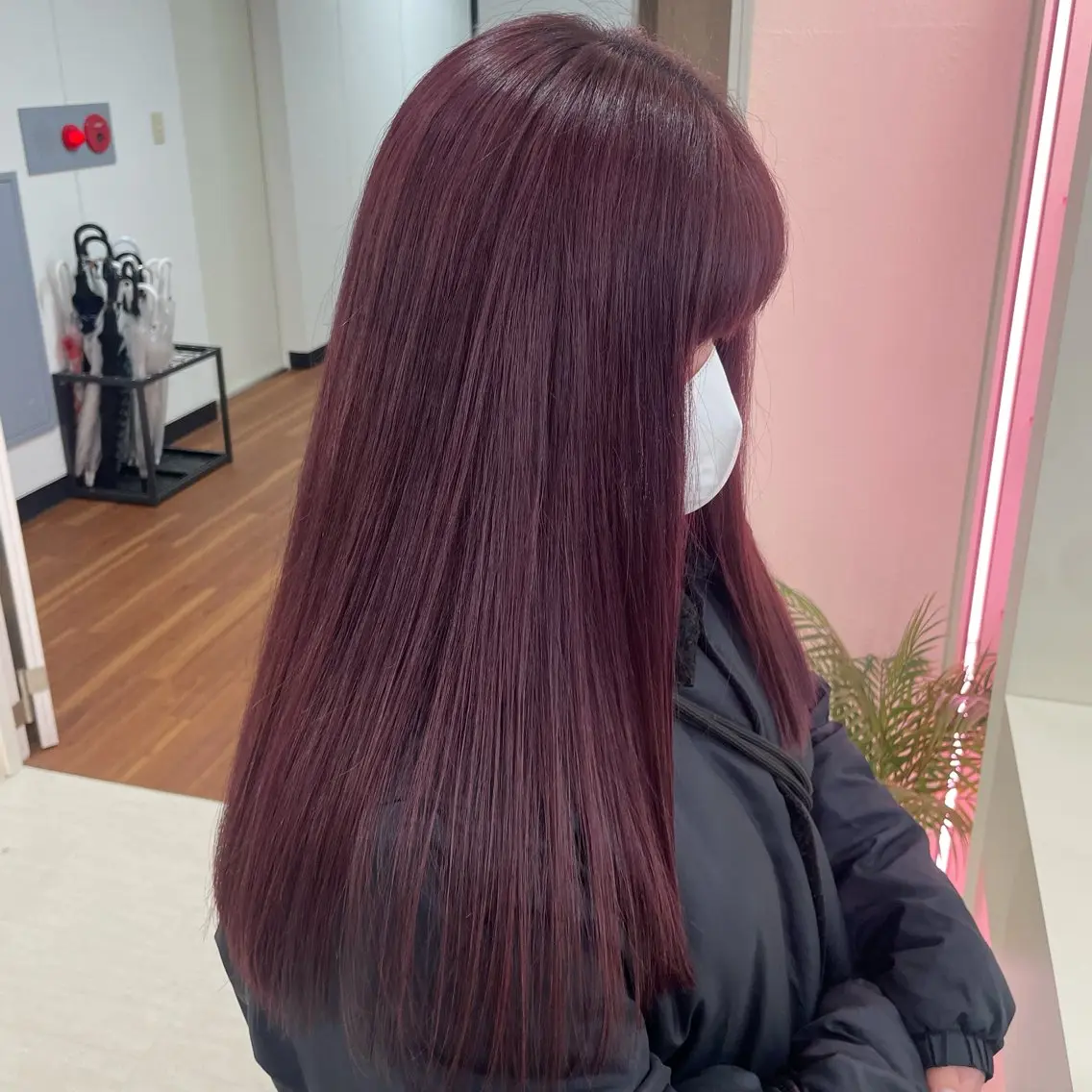ロング 🎀🫧透明感 ピンクラベンダー💟のヘアスタイル