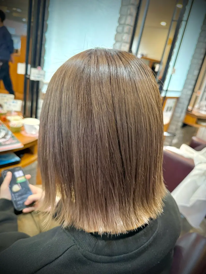 カット➕フルカラー（白髪染めOK）➕うる艶トリートメント（ホームケア付き）➕ナノバブルmarbbの写真