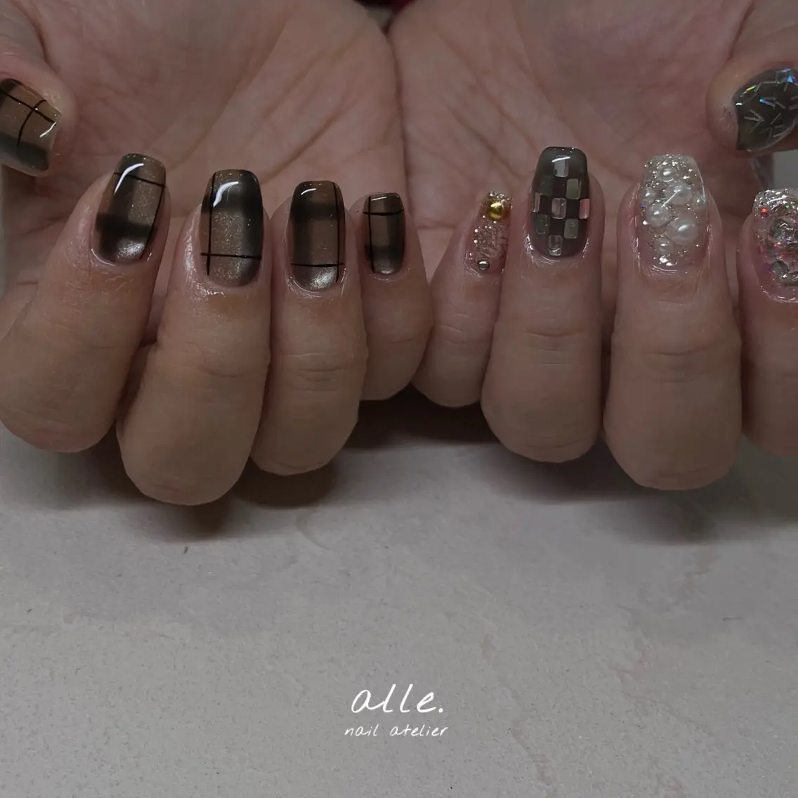 ネイル ハンドネイル atelier alle.のネイルデザイン