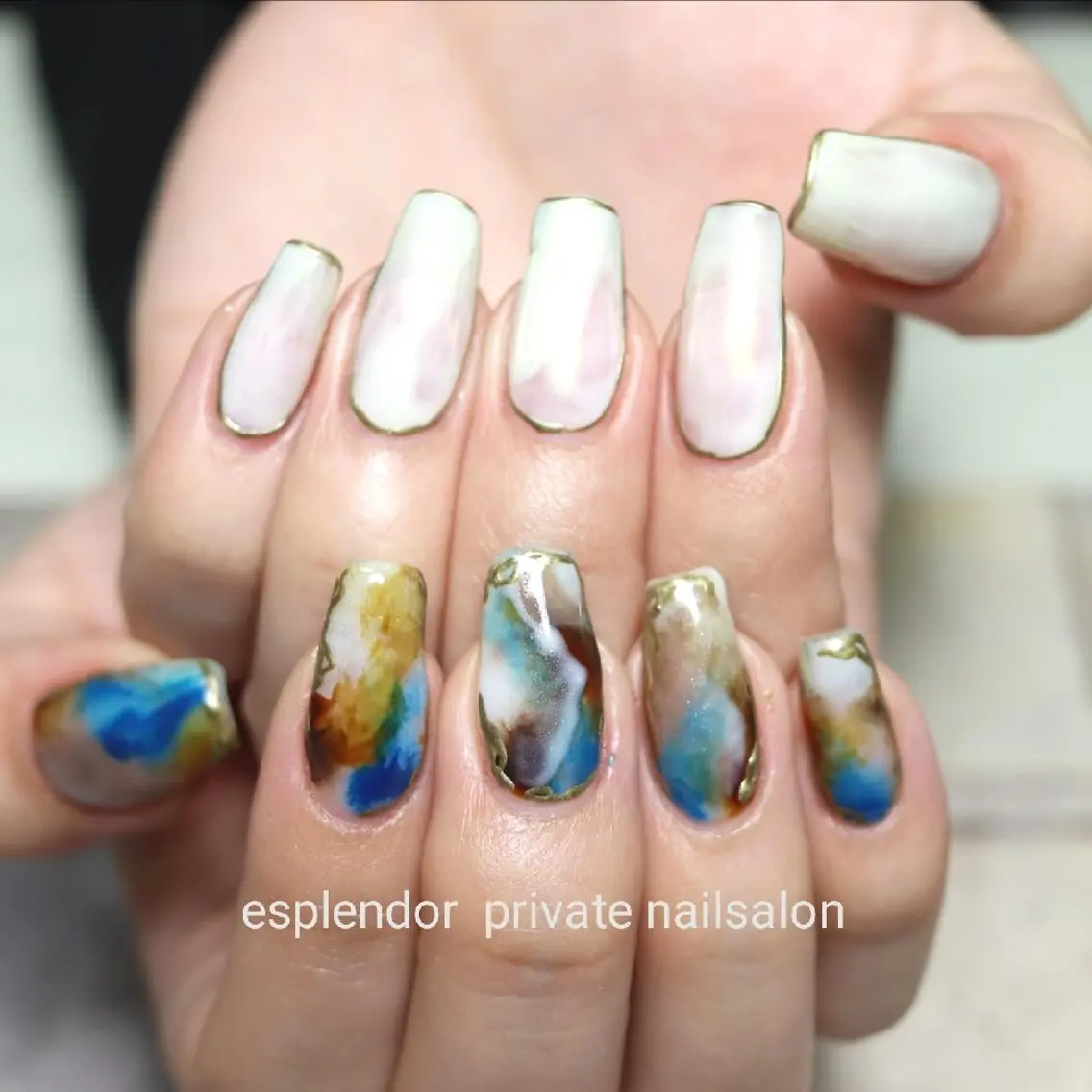ネイル ニュアンスネイル esplendor  小野寺のネイルデザイン