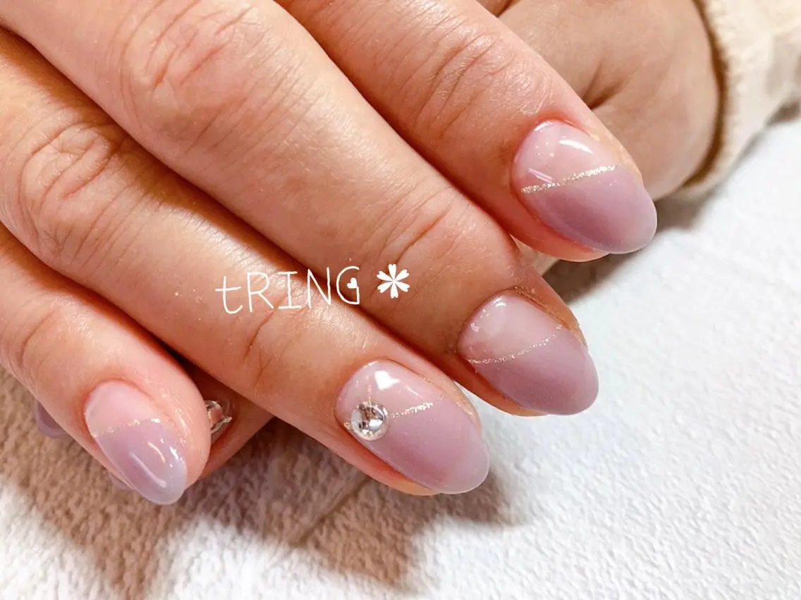 ネイル ハンドネイル tRING＊ しいの木台のネイルデザイン