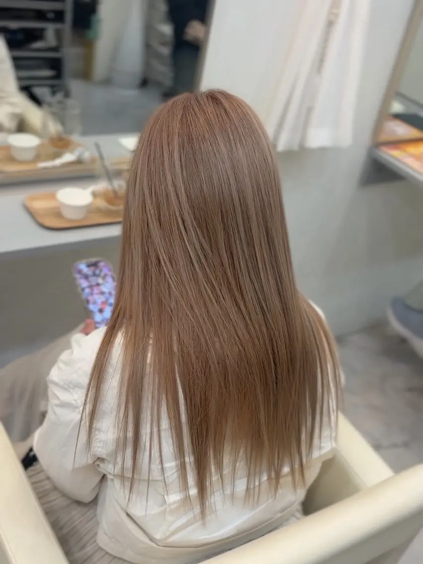 ロング ヘアカラー ))ブリーチ特化(( 渡邉 怜のヘアスタイル