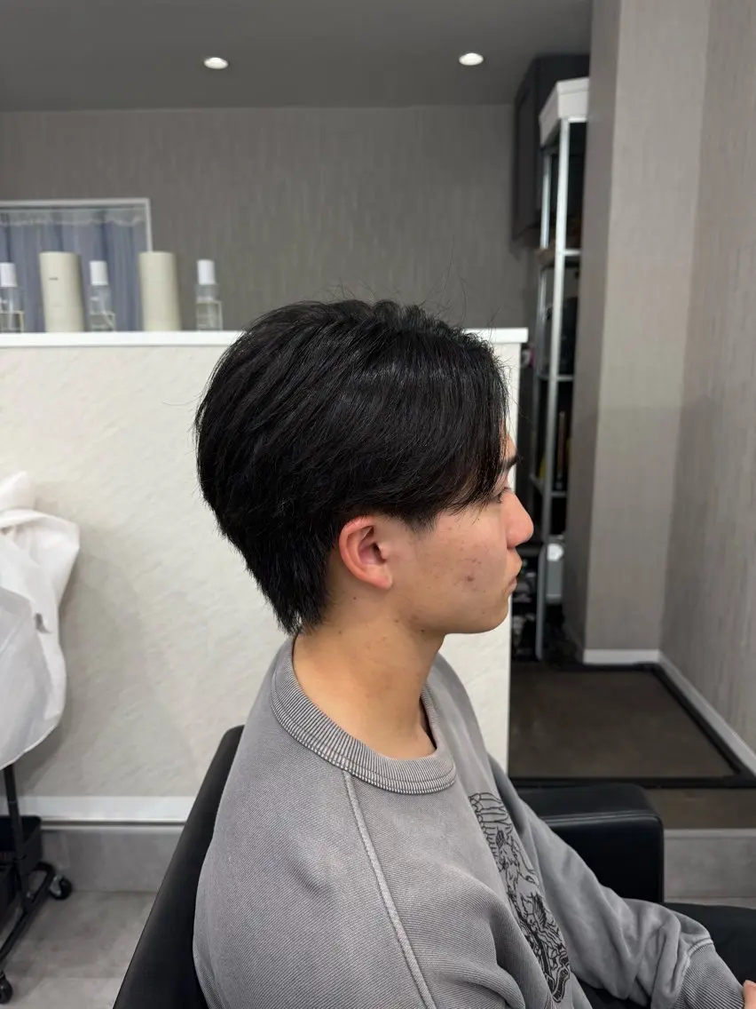 メンズ カット 縮毛矯正 【CLOVE】阿世賀 潤のヘアスタイル