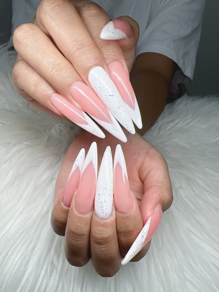 ネイル ハンドネイル Lee Nails チップ長さだし専門店のネイルデザイン