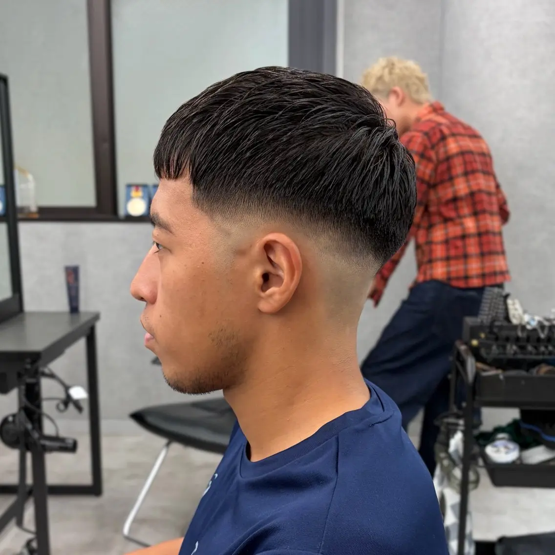 メンズ フェードカット カット 志村 シュンスケのヘアスタイル