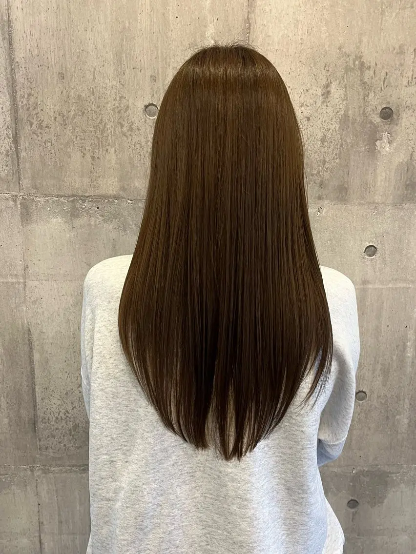 ロング 髪質改善 トリートメント いけだ さやかのヘアスタイル