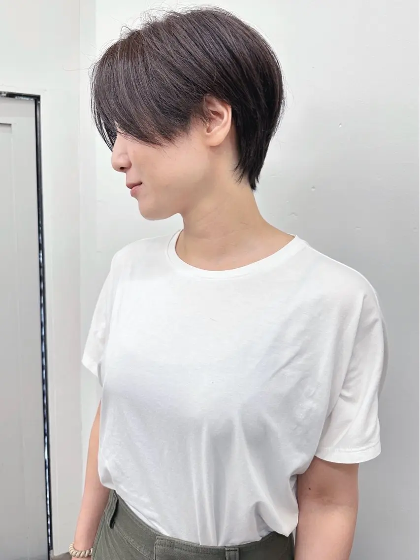 ショート カット ヘッドスパ ボブ/ゆるふわ ボブパーマ/とういのヘアスタイル