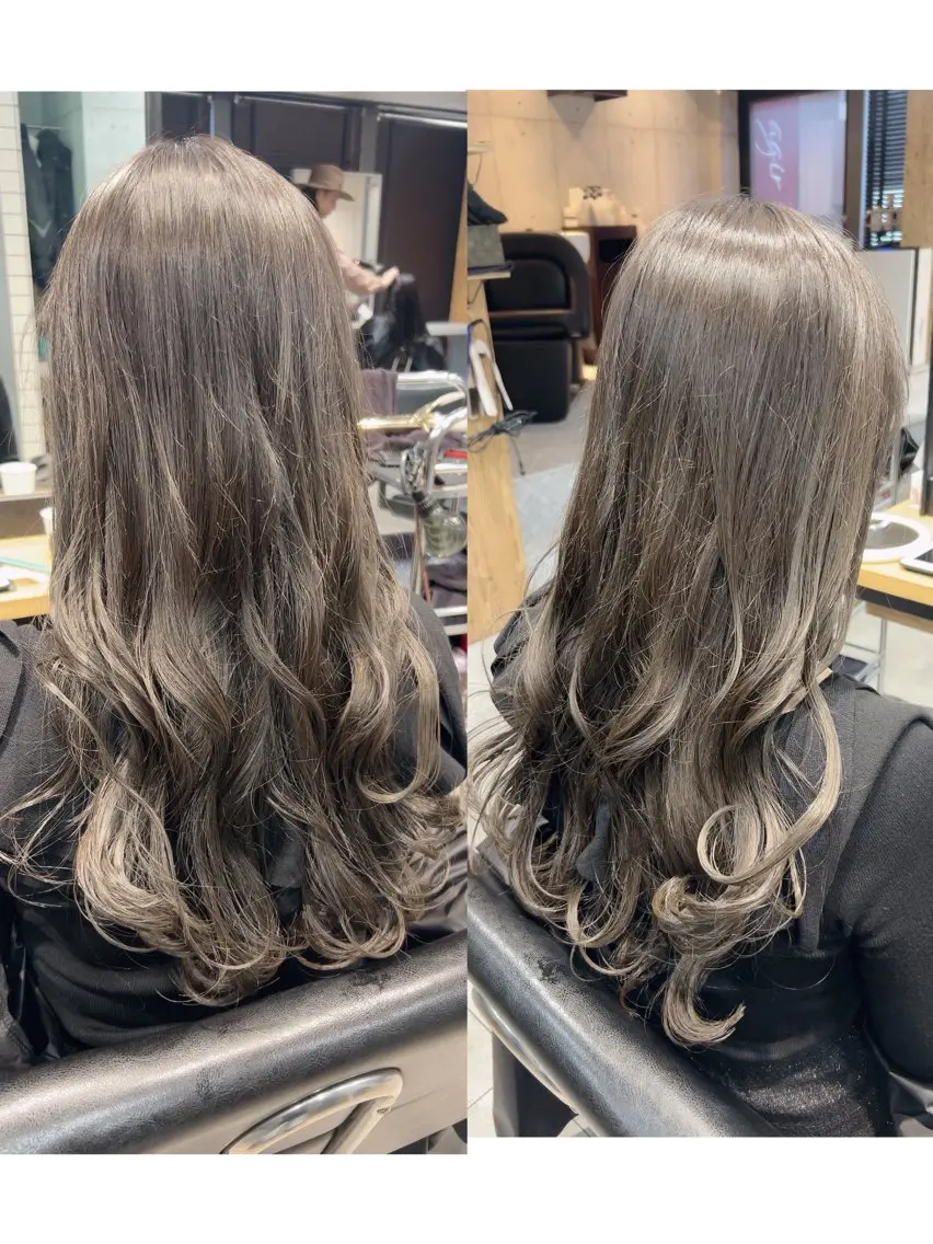 ロング カット ヘアカラー トリートメント 💫newi💫村上 孝一のヘアスタイル