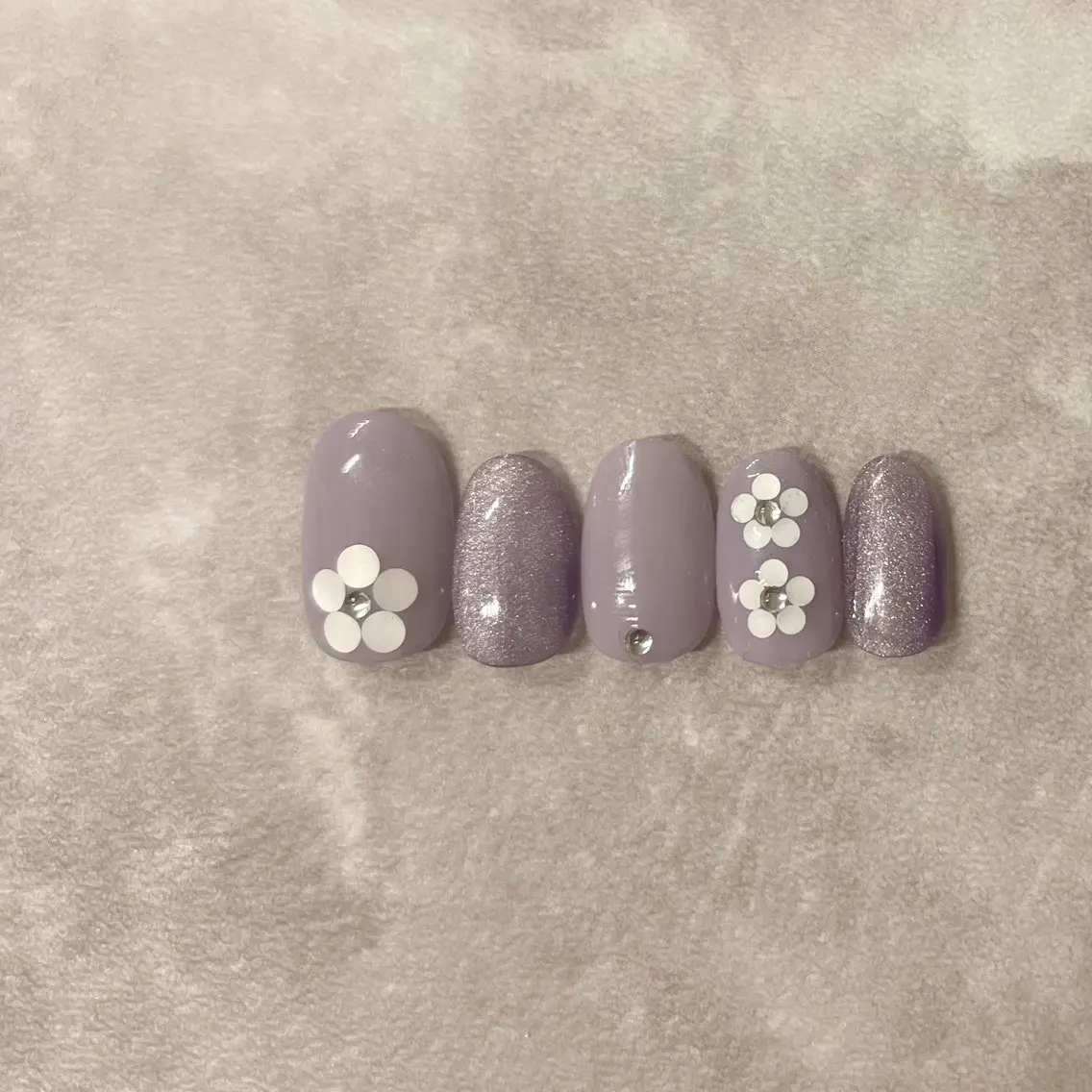 ネイル ブルー ジェルネイル 韓国ネイル マグネットネイル パラジェル mermooi nailのネイルデザイン