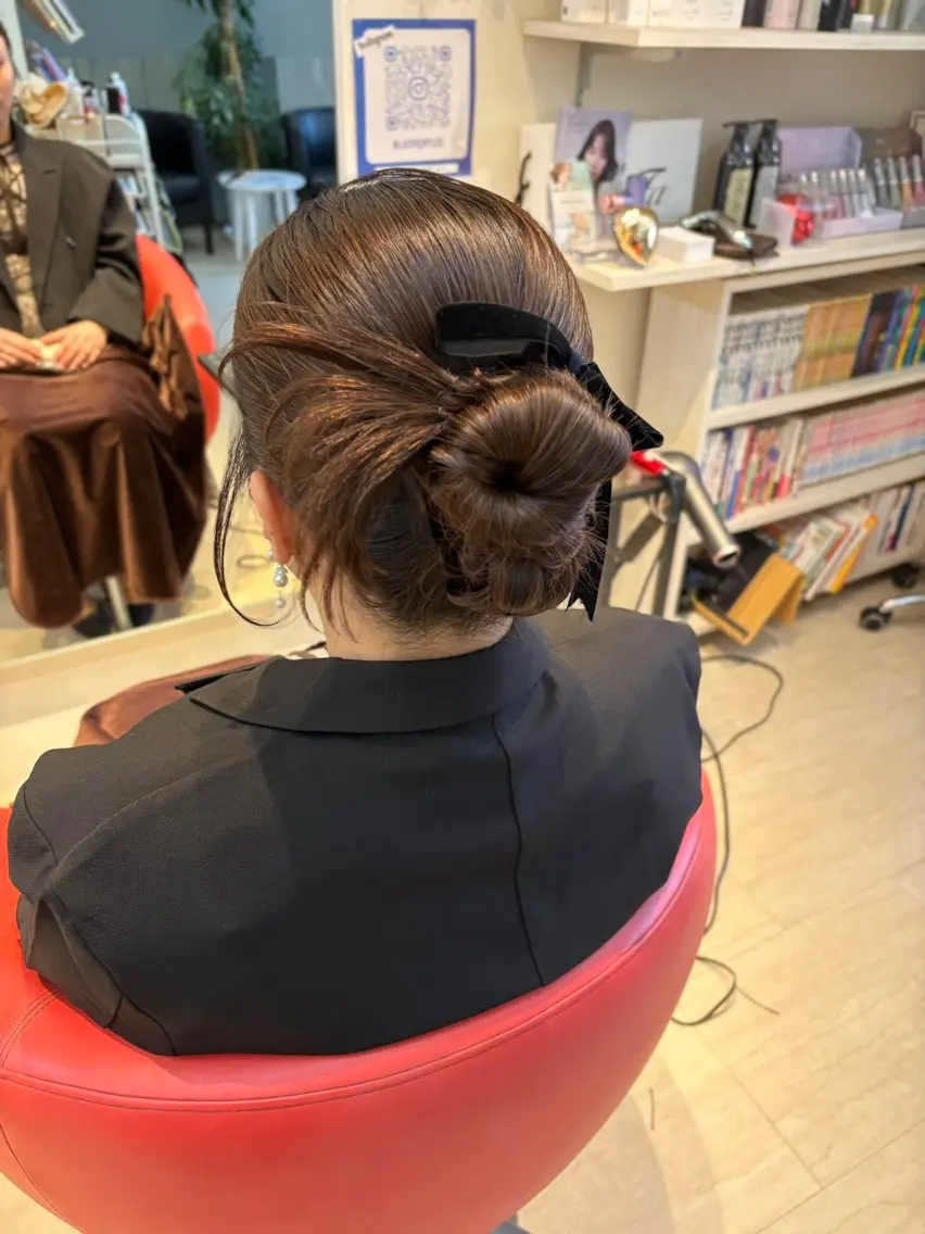 ロング ヘアセット lachiq R+ カイトのヘアスタイル