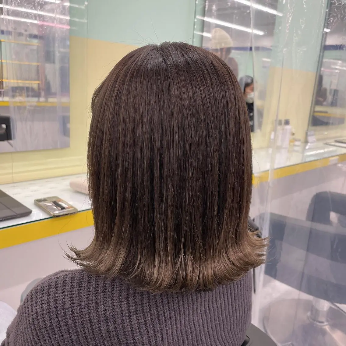 ショート カラー ヘアアレンジ ヘアカラー トリートメント ヘッドスパ ヘアセット 【透明感×レイヤー】 🍃RIKU🍃のヘアスタイル