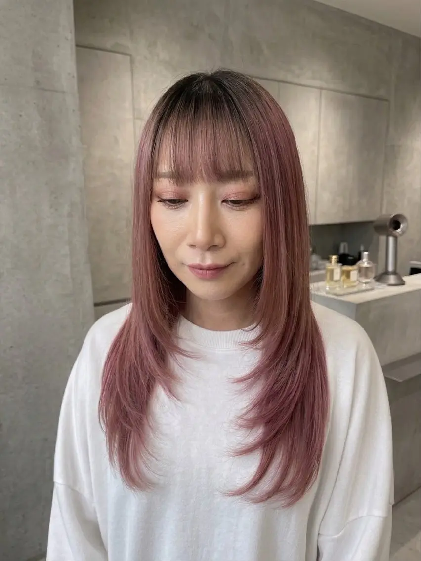 ロング カット トリートメント 縮毛矯正　髪質改善 特化♡himaiのヘアスタイル