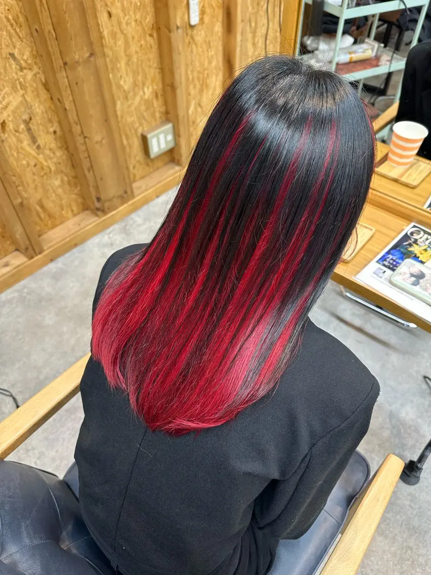 ミディアム カラー ヘアカラー ⛅️柔らかハイトーン ×モテ艶🍒ももかのヘアスタイル