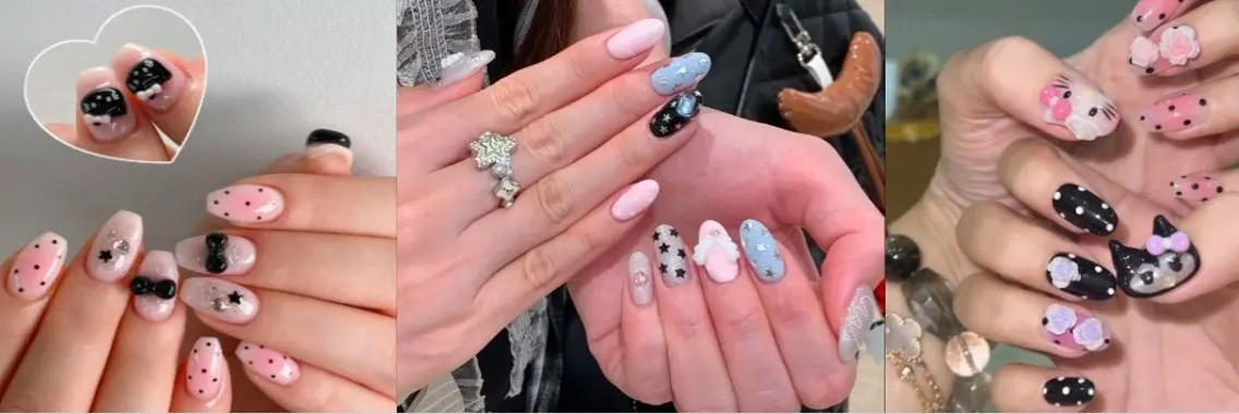 ネイル アートネイル オーロラネイル チークネイル フレンチネイル ガラスフレンチ ハンドネイル 🎀🎀YooLi Nail Salonのネイルデザイン