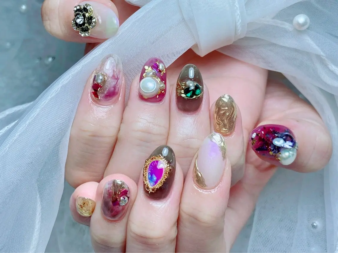 ネイル ニュアンスネイル ハンドネイル 【スカルプ専門店】 Naomi nailのネイルデザイン