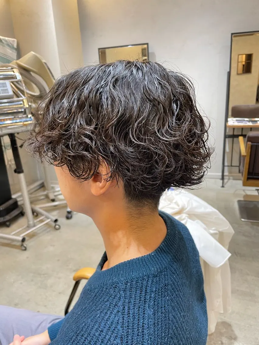 ショート カット パーマ ♦️モテ髪創作者 SUGA♦️のヘアスタイル