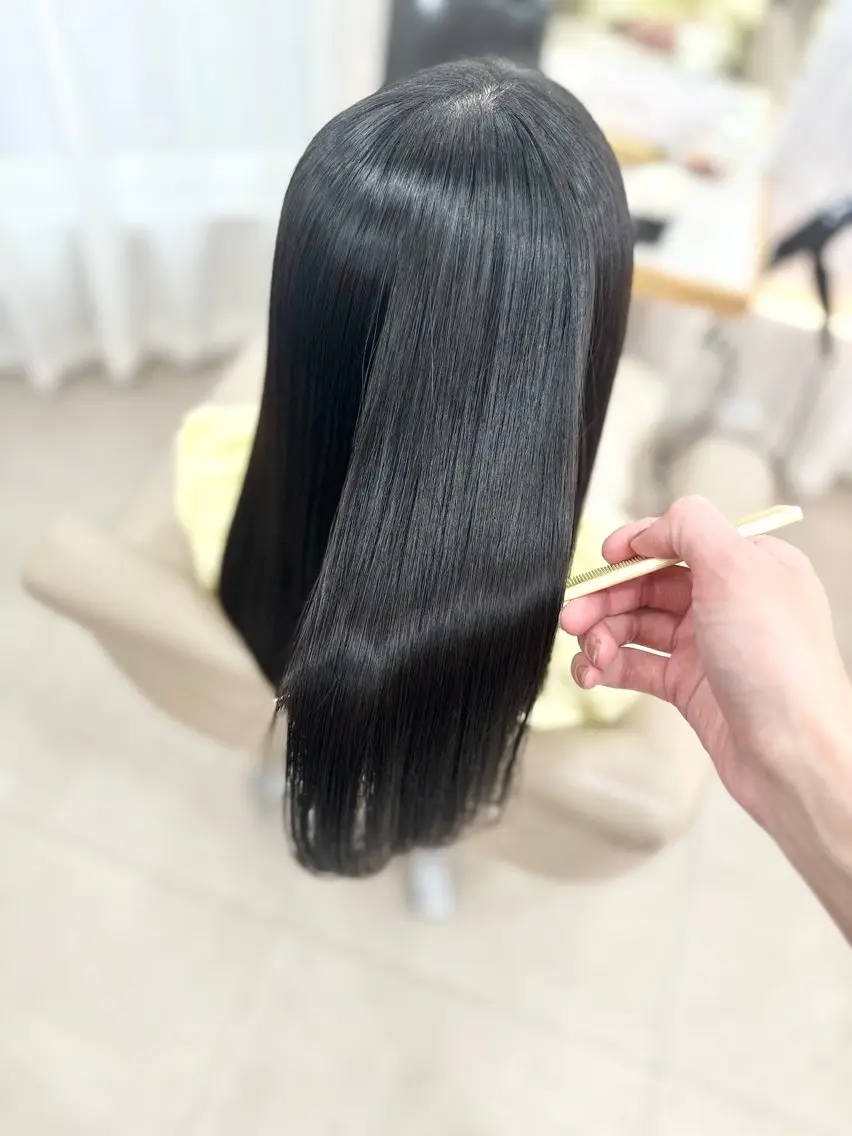 ロング カラー パーマ カット 縮毛矯正 トリートメント 縮毛矯正✨ストカール ✨髪質改善✨山下のヘアスタイル
