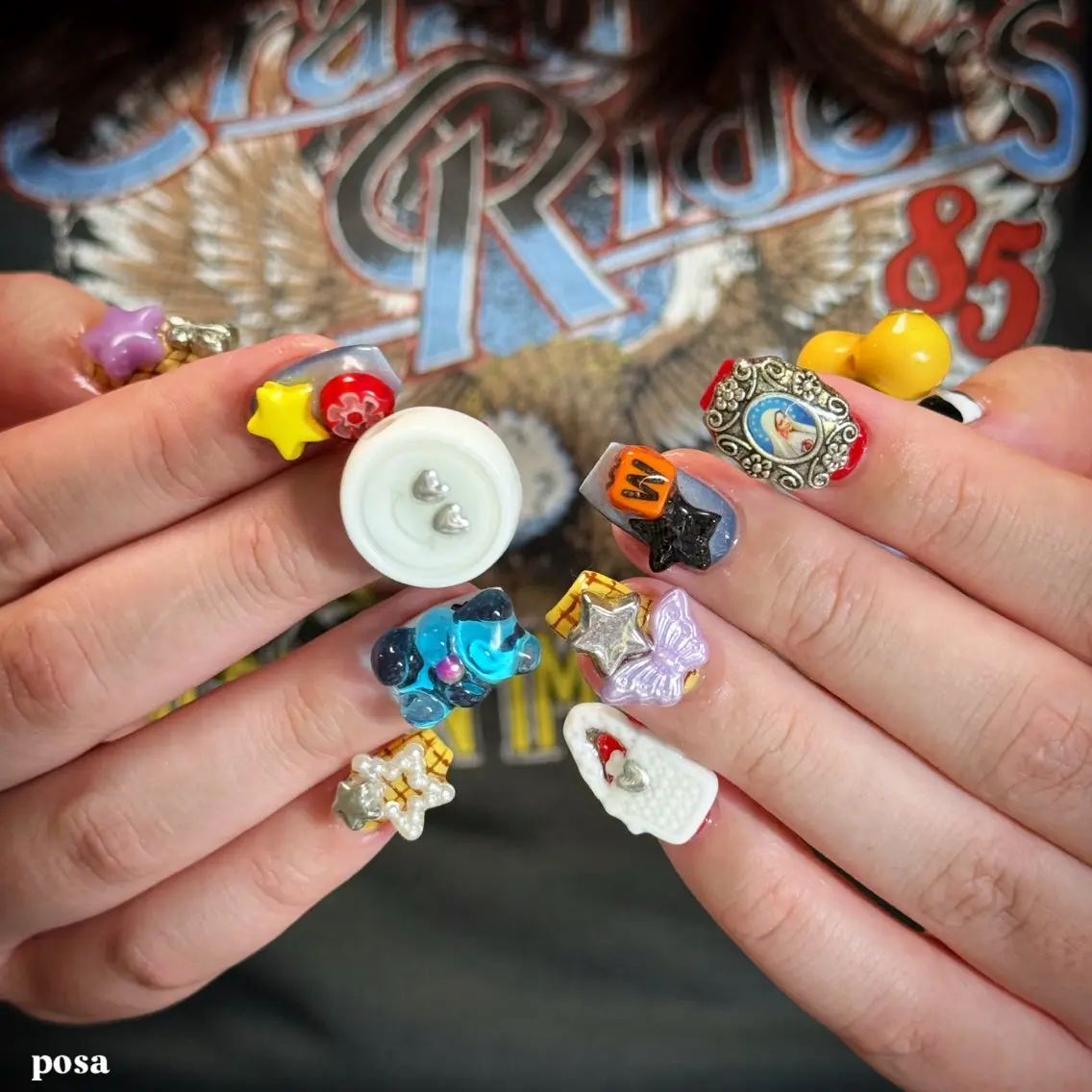 ネイル シンプルネイル ハンドネイル posa nail モエミのネイルデザイン
