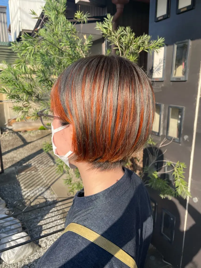 ショート ヘアカラー 梶田 楓子のマツエク・マツパデザイン