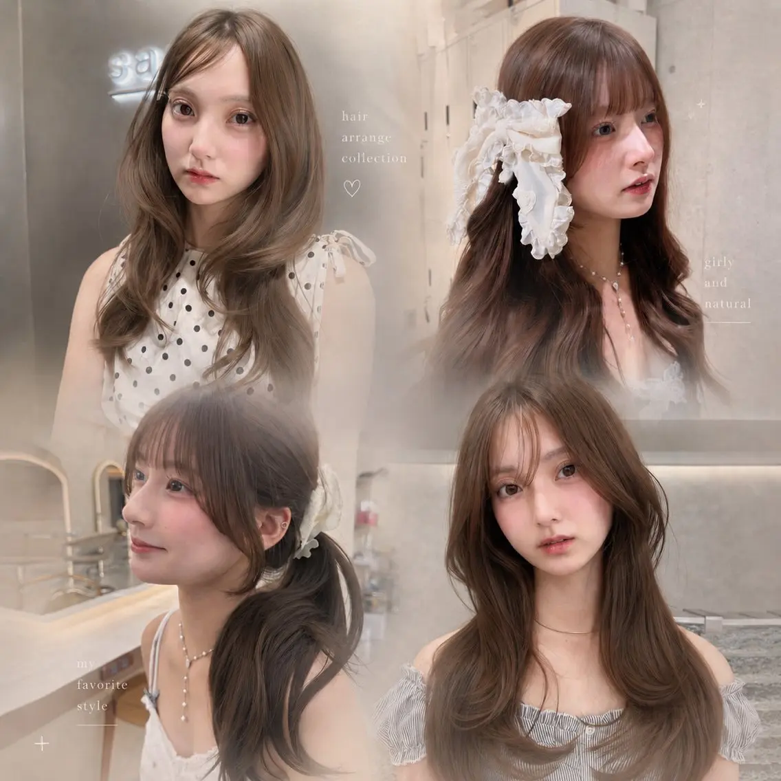 ミディアム ゆい 似合わせcutのヘアスタイル