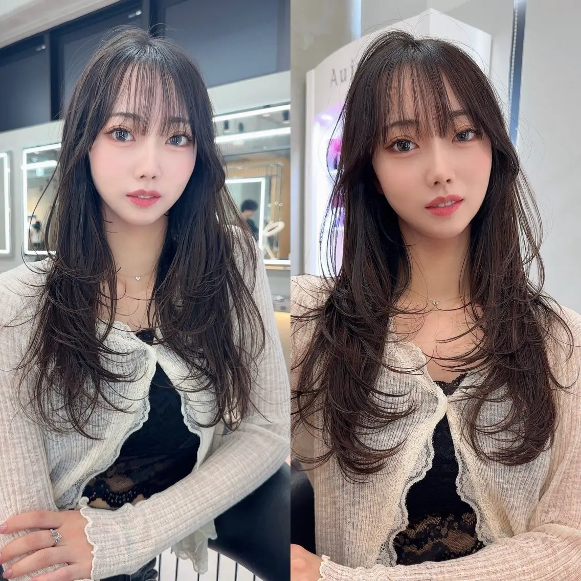 ロング カラー ベージュカラー ブリーチ 透明感カラー ブリーチなしカラー 髪質改善 ✨髪質改善特化✨副 店長椎葉信乃介のヘアスタイル