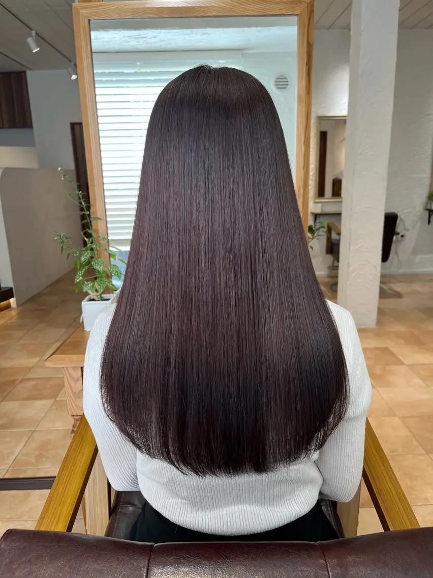 ロング カット ヘアカラー トリートメント 🌈透明感カラー🌈 🌟吉田祐介🌟のヘアスタイル