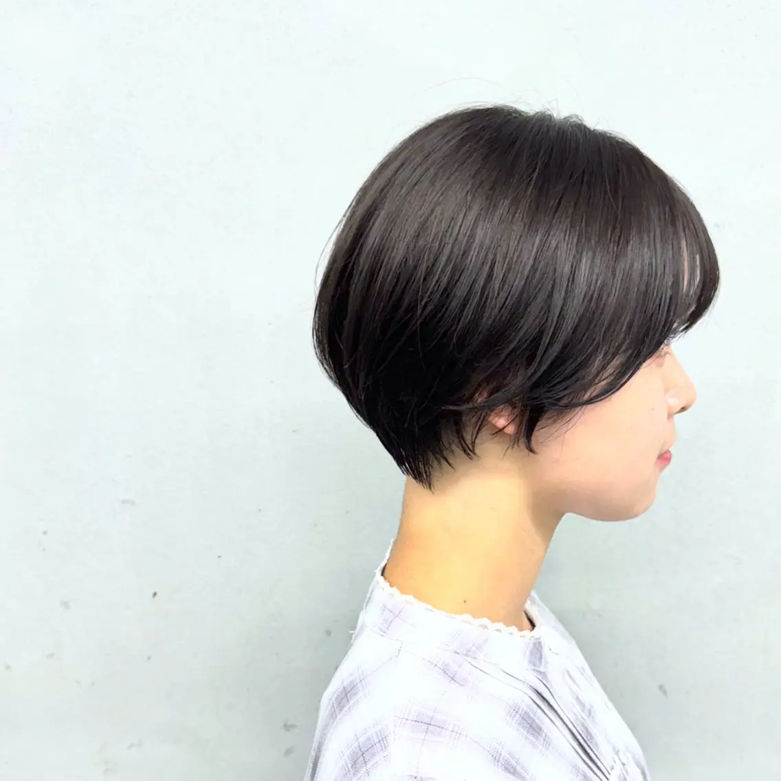 ショート カラー ヘアアレンジ ハンサムショート ダークグレー ショートヘア カット ヘアカラー トリートメント #tag 佐藤璃美のヘアスタイル