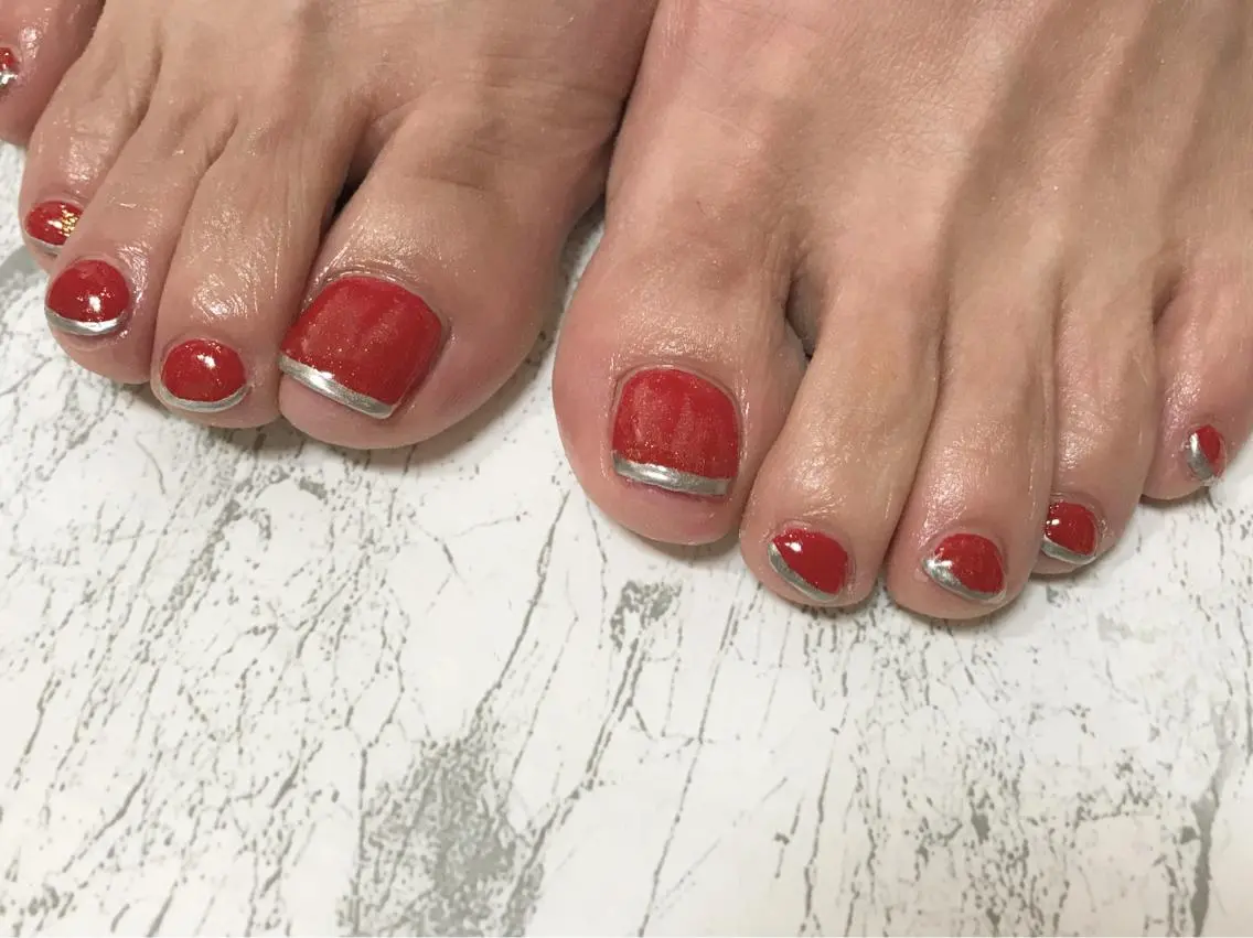 ネイル フットネイル ニュアンスネイル シンプルネイル 春ネイル 夏ネイル nail fufla ♡yamane♡のネイルデザイン