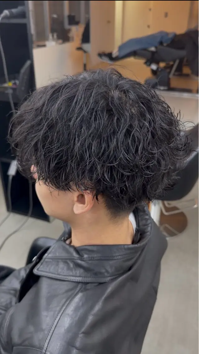 パーマ メンズ メンズパーマ カット パーマ 🔥メンズ特化🔥 メッシュ/パーマのヘアスタイル