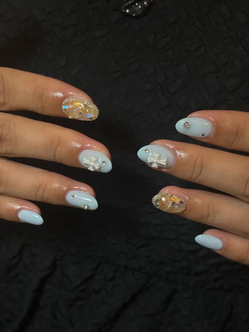 ネイル 長さ出し ジェルネイル 韓国ネイル マグネットネイル 持ち込み ハンドネイル D.dnail🎀 Reinaのネイルデザイン
