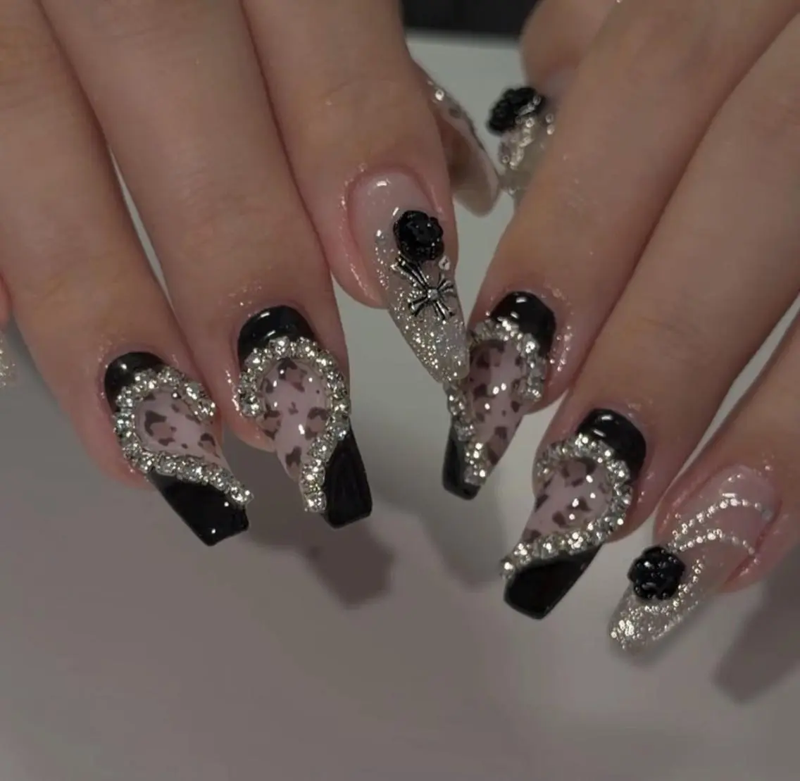 ネイル 長さ出し フレンチネイル グラデーション 卒業式 マグネットネイル Sora nail 長さ出し専門店のネイルデザイン