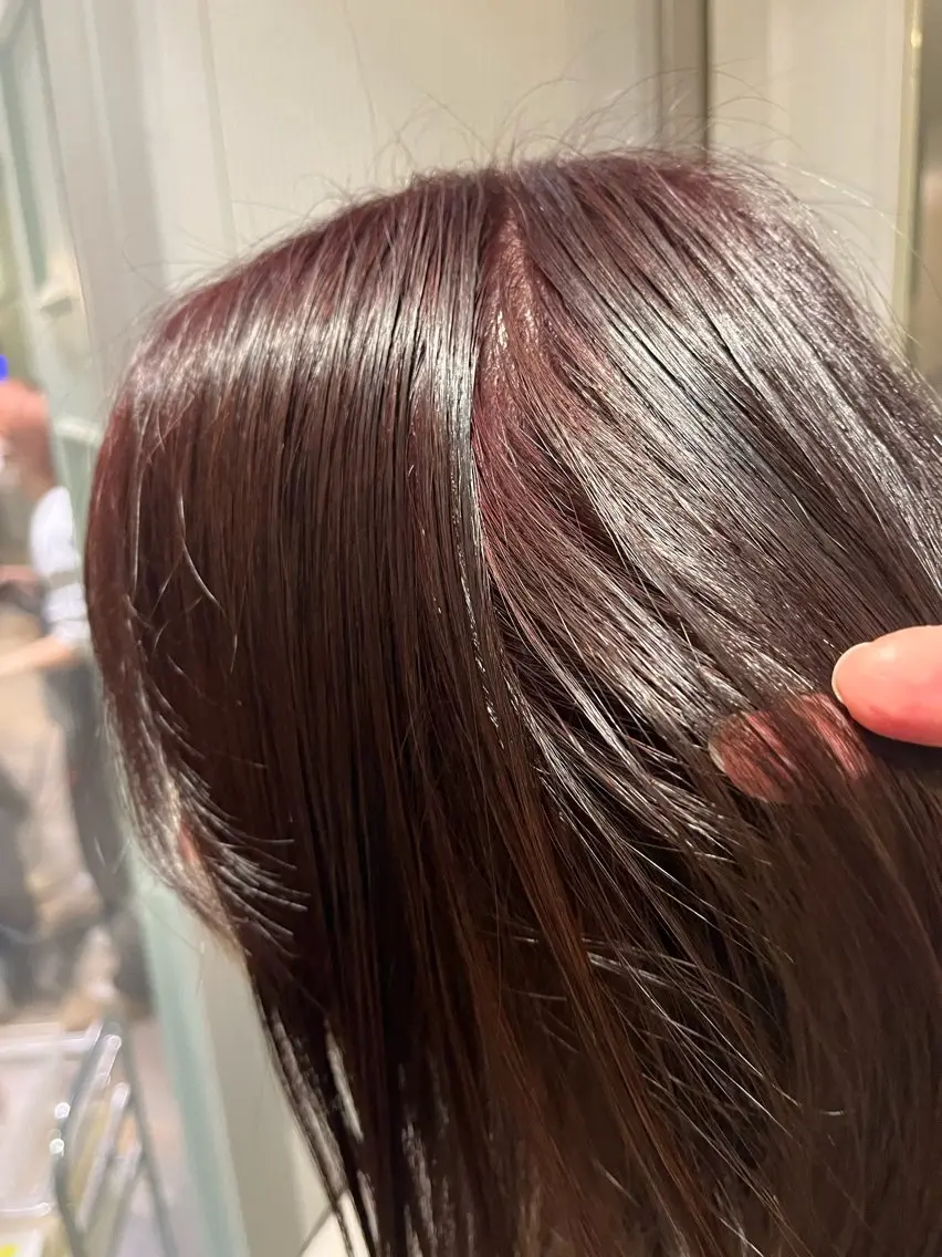 セミロング 谷口 鈴音のヘアスタイル